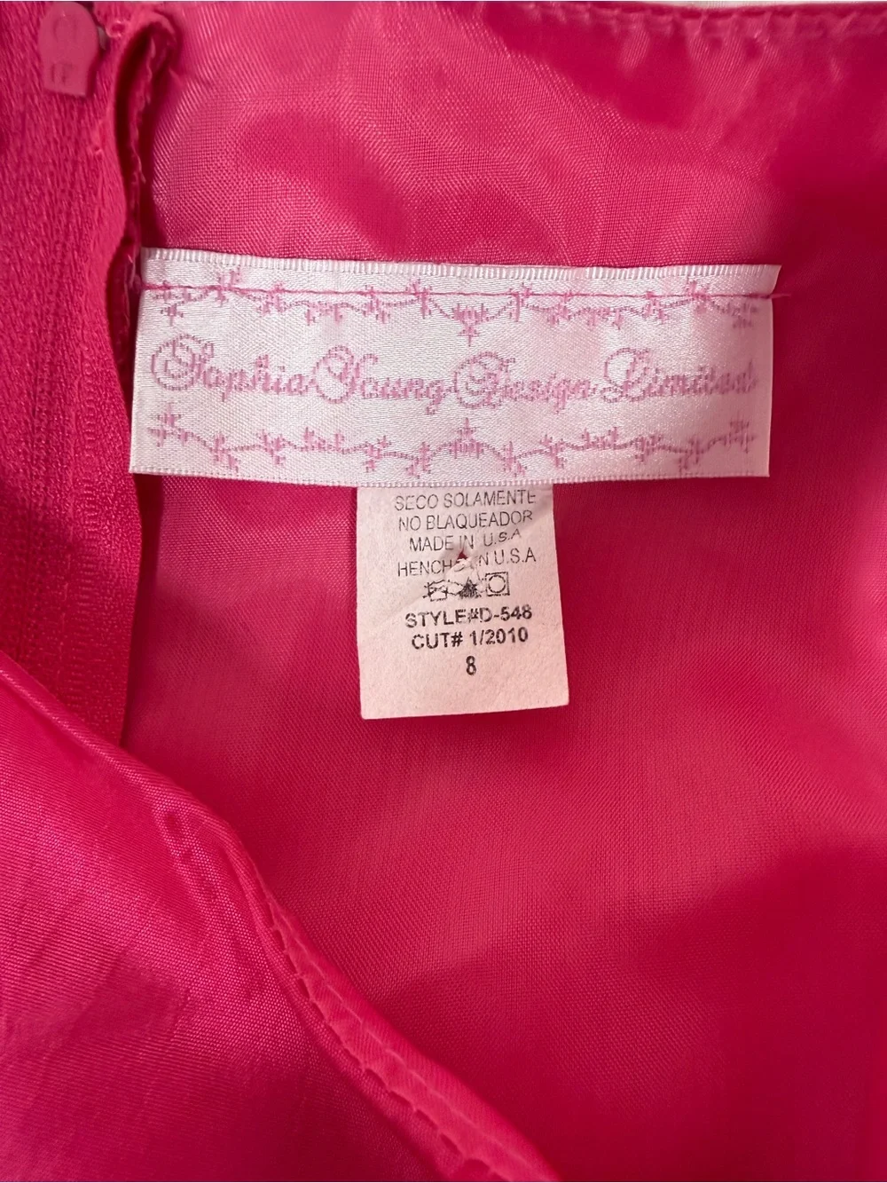 Sophia Design Hot Pink Party Dress